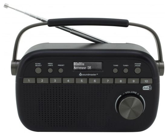 DAB+, FM Radio Tragbar  DAB280BE (Schwarz) 