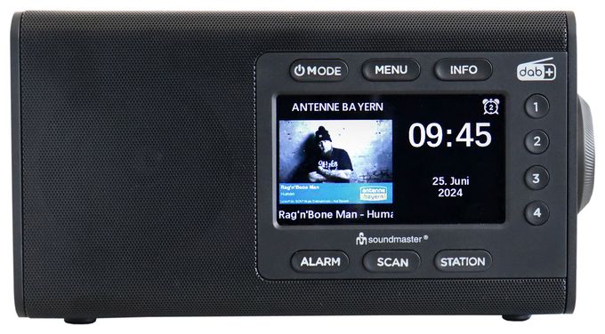 Bluetooth DAB+, FM Radio Tragbar  DAB900SW (Schwarz) 