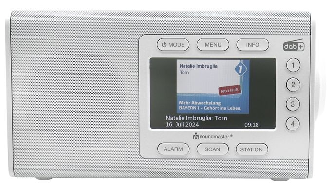 Bluetooth DAB+, FM Radio Tragbar  DAB900WE (Weiß) 