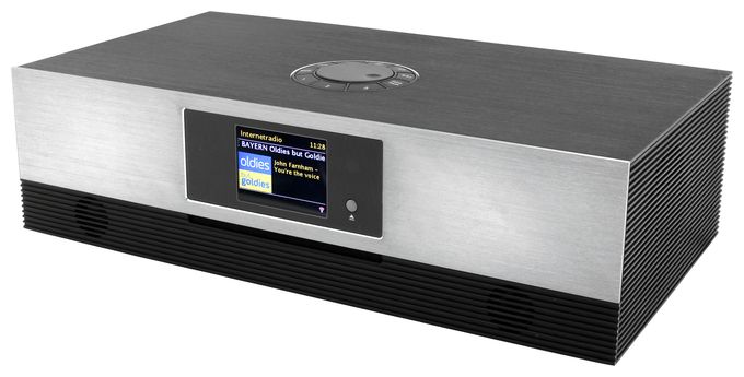 Bluetooth DAB+, FM Radio Tragbar  ICD2080SW (Schwarz, Metallisch) 