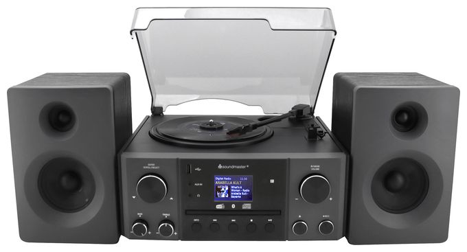 DAB+, FM 20 W Bluetooth  MCD1950SW (Schwarz) 