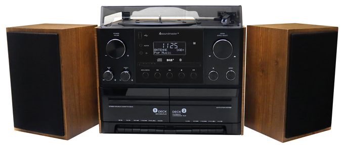 DAB+, FM, PLL, UKW 10 W Bluetooth  MCD5600BR (Schwarz, Holz) 