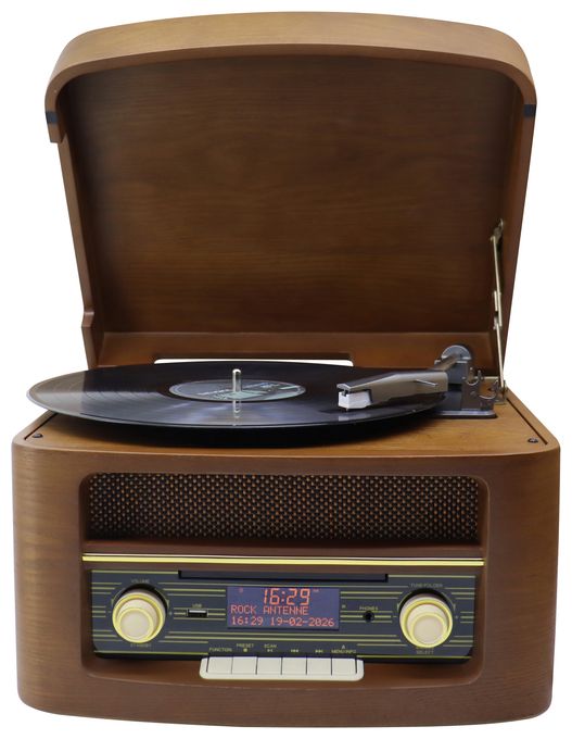  NR926 Nostalgie Stereoanlage (Holz) 