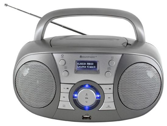 Bluetooth DAB+, FM Radio Persönlich  SCD1800TI (Silber) 