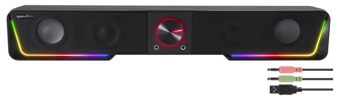 Soundbar 6 W  Gravity RGB (Schwarz) 