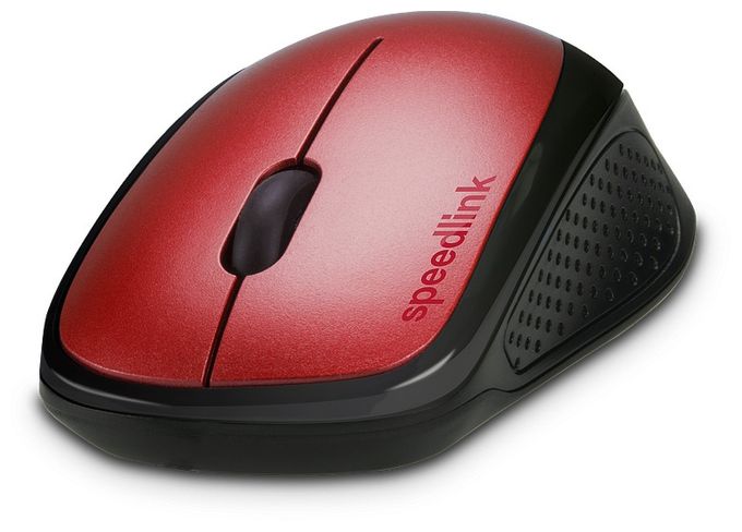 1600 DPI Büro Maus Optisch  Kappa (Schwarz, Rot) 