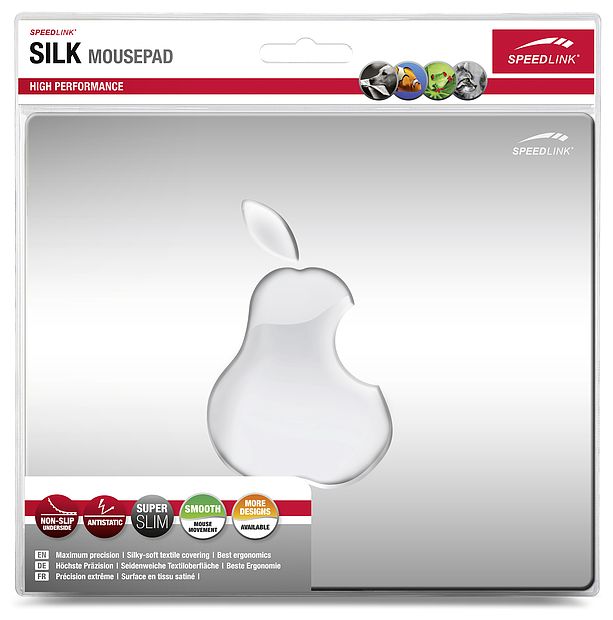 Mauspad  Silk (Silber) 