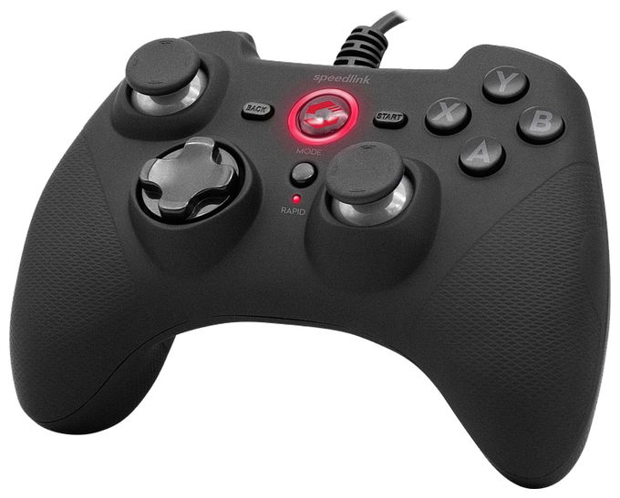 Gamepad für Nintendo Switch, PC, Playstation 3  SL-650010-BK Rait Wireless (Schwarz) 