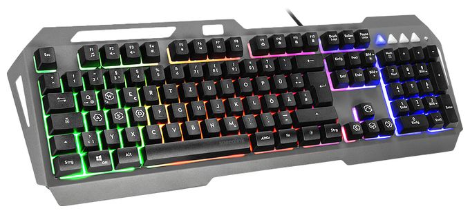 LED Gaming Tastatur USB  SL-670006 (Schwarz) 