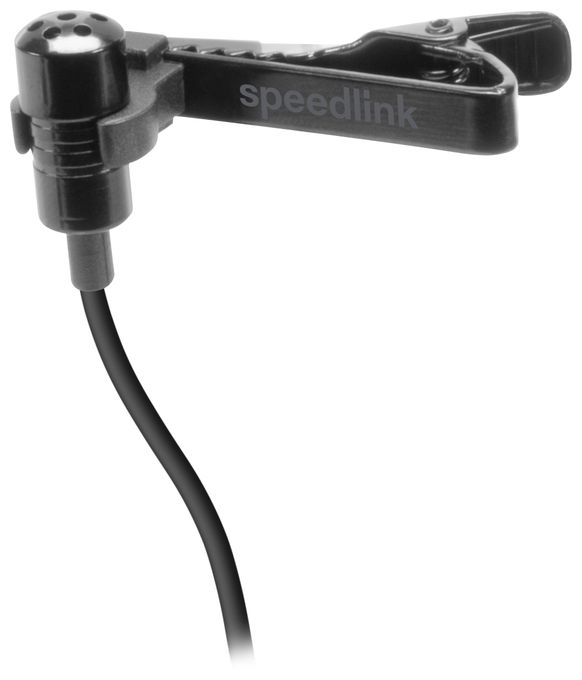Kabelgebunden Aufsteckbares Mikrofon 3,5 mm (1/8")  SL-800006 SPED (Schwarz) 
