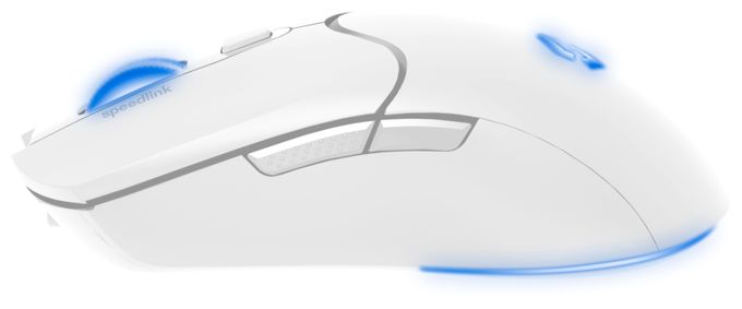 4800 DPI Gaming Maus Optisch  Velox Wireless (Weiß) 