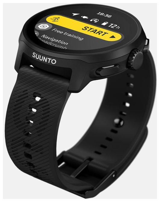 Digital 46 mm Smartwatch Rund 480 h  Run (Schwarz) 