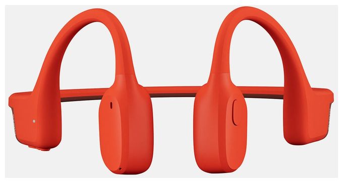 Knochenschall Bluetooth Kopfhörer kabellos 10 h Laufzeit IP55  Sonic (Rot) 