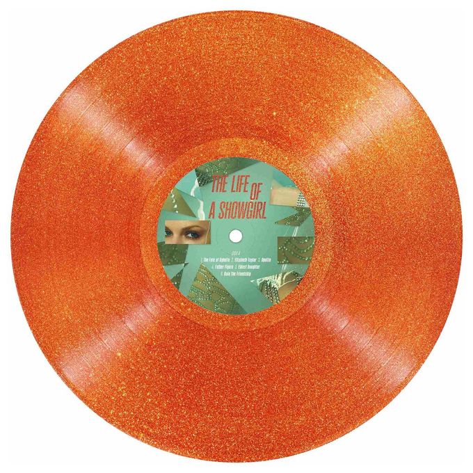 Taylor Swift - The Life of a Showgirl: Sweat and Vanilla Perfume Portofino (Orange Glitter LP) 
