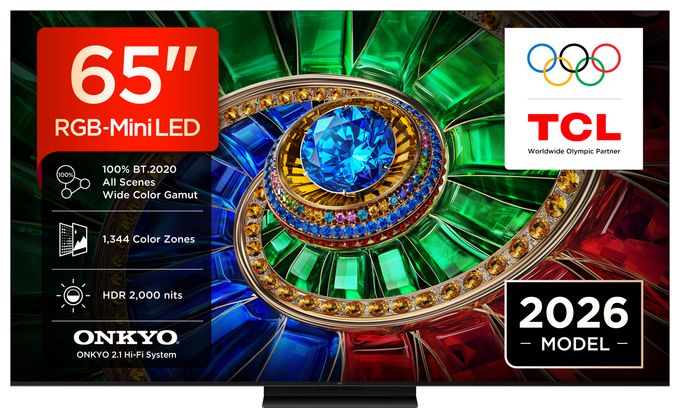 RGB-Mini LED 165,1 cm (65 Zoll) Fernseher 4K Ultra HD VESA 300 x 300 mm 65RM7L 