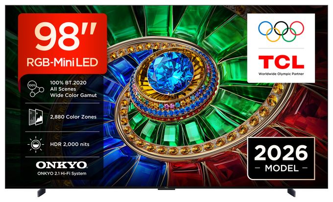 RGB-Mini LED 2,49 m (98 Zoll) Fernseher 4K Ultra HD VESA 600 x 500 mm 98RM7L 