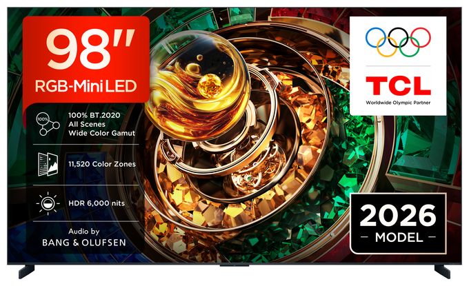RGB-Mini LED 2,49 m (98 Zoll) Fernseher 4K Ultra HD VESA 600 x 400 mm 98RM9L 