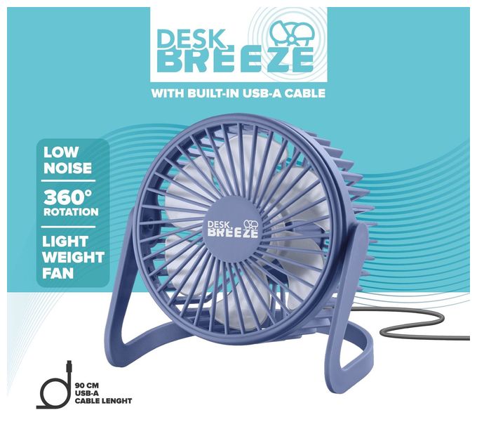 Ventilator Tisch  Desk Breeze (Violett) 