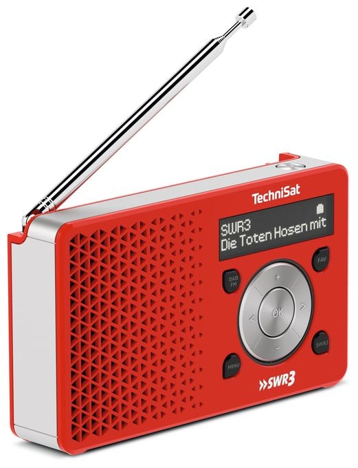 DAB+, FM Radio Persönlich  DigitRadio 1 (Rot, Weiß) 
