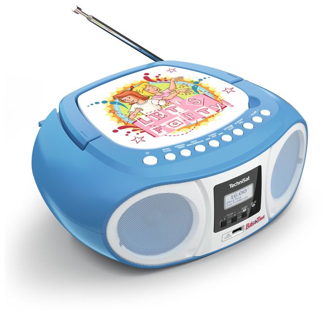 CD Payer DAB+, FM Radio  DigitRadio 1990 Bibi & Tina Edition (Blau) 