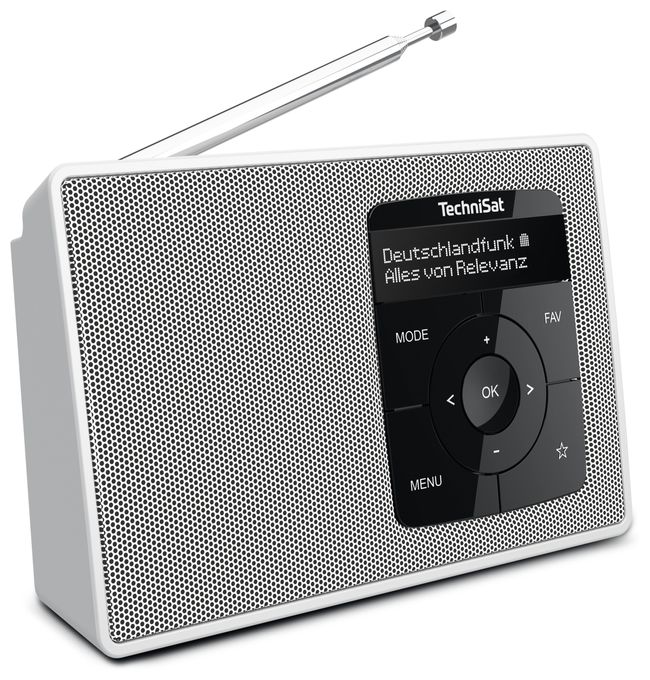 Bluetooth DAB+, FM Radio Tragbar  DigitRadio 2 (Weiß) 