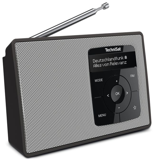 Bluetooth DAB+, FM Radio Tragbar  DigitRadio 2 (Schwarz, Weiß) 