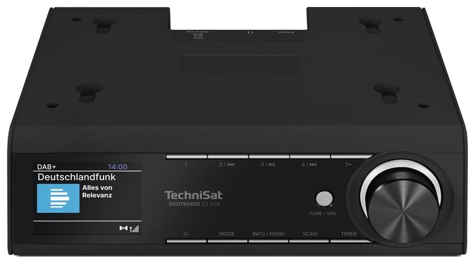 Bluetooth DAB+, FM Radio Küche  DigitRadio 23 ASA (Schwarz) 