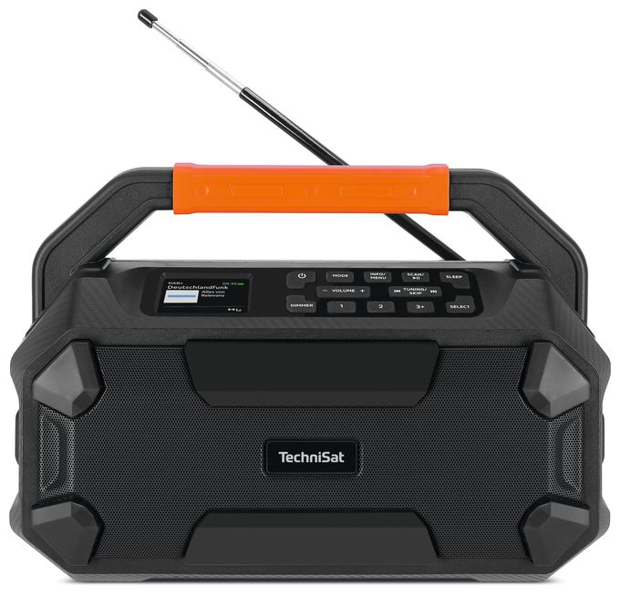 Bluetooth DAB+, FM Radio Tragbar IPX4  DigitRadio 231OD (Schwarz) 