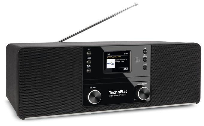 Bluetooth DAB+, FM Radio Persönlich  DigitRadio 370CD (Schwarz) 