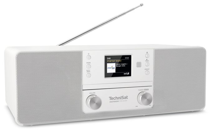 Bluetooth DAB+, FM Radio Persönlich  DigitRadio 370CD (Weiß) 