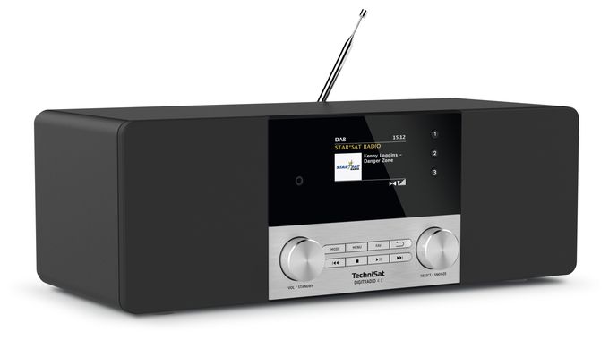 Bluetooth DAB+, FM Radio Persönlich  DigitRadio 4C (Schwarz, Silber) 