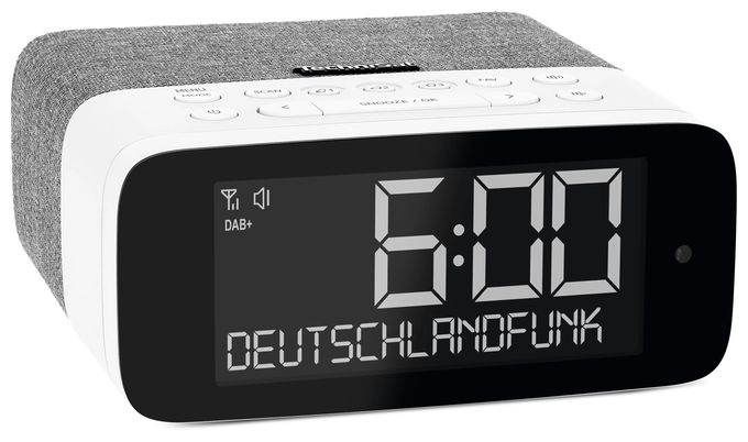 Bluetooth DAB+, UKW Radio Persönlich  Digitradio 52 ASA (Grau, Weiß) 