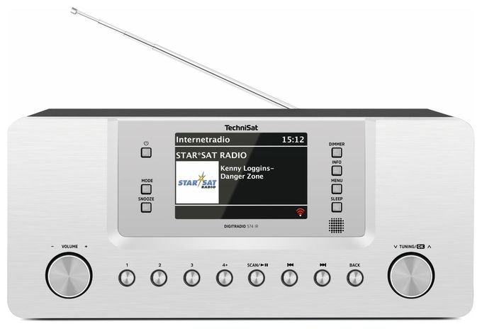 Bluetooth DAB+, FM Radio Persönlich  Digitradio 574IR (Silber) 