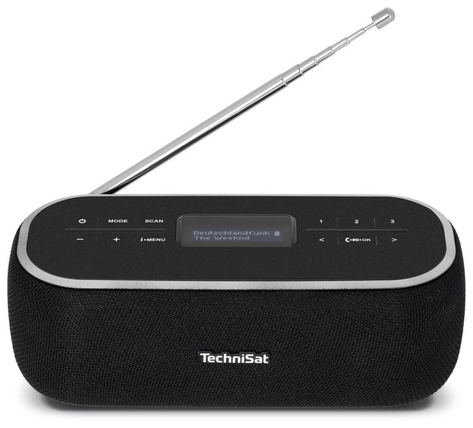 Bluetooth DAB+, UKW Radio Tragbar  DigitRadio BT1 (Schwarz) 