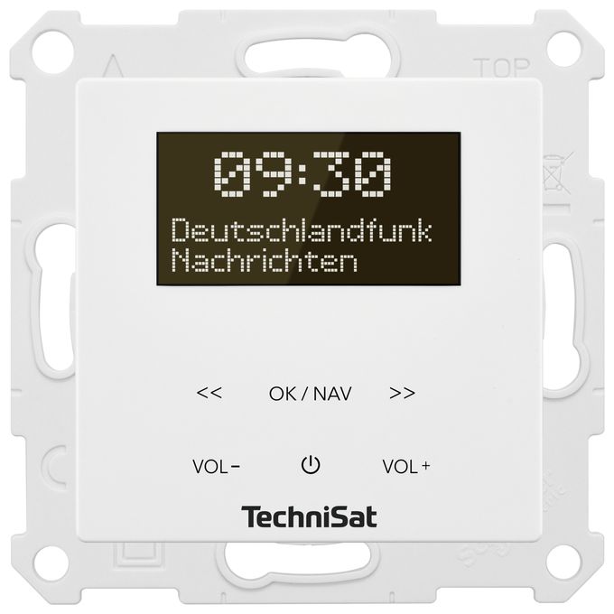 Bluetooth DAB+, FM Radio Wandverteiler IP20  DigitRadio UP 55 (Weiß) 