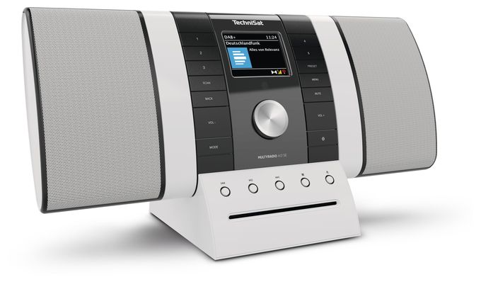Bluetooth DAB+, FM, PLL, UHF Radio Internet  Multiradio 4.0 (Schwarz, Weiß) 