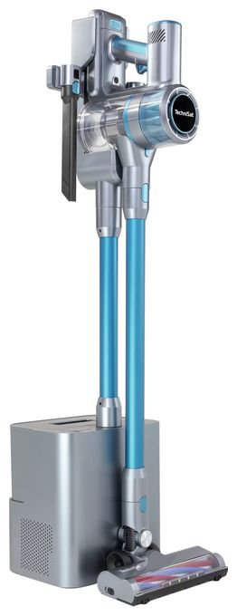 Handstaubsauger mit Staubbeutel bis 60 min Laufzeit 29,6 V HEPA  Technimax AS3 Plus (Blau, Silber) 