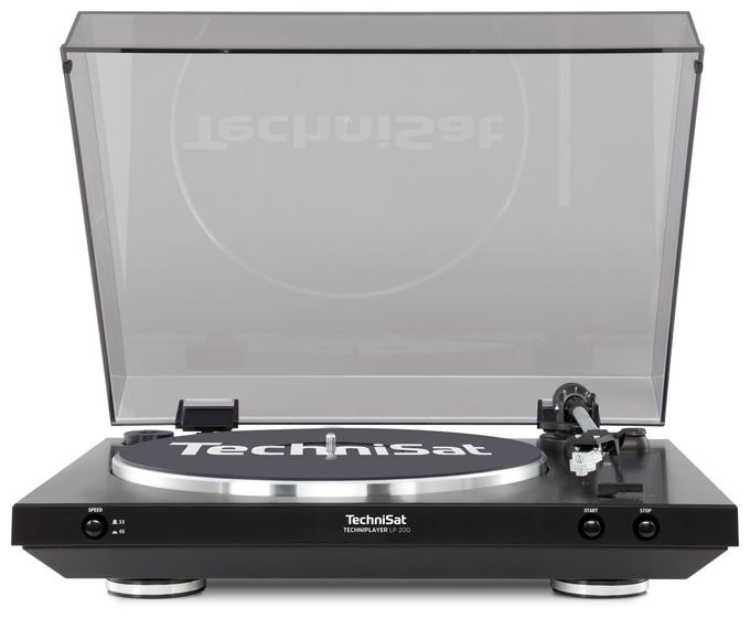 Audio-Plattenspieler mit Riemenantrieb  TechniPlayer LP 200 (Schwarz, Silber) 