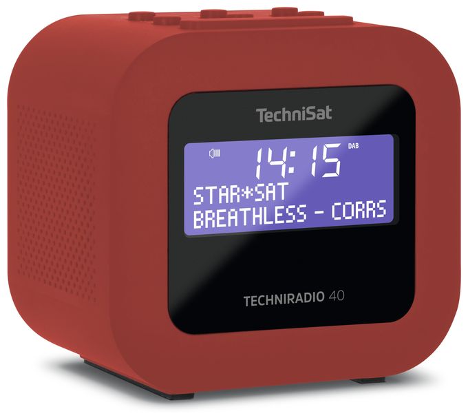 DAB+, FM Radio Persönlich  TechniRadio 40 (Rot) 