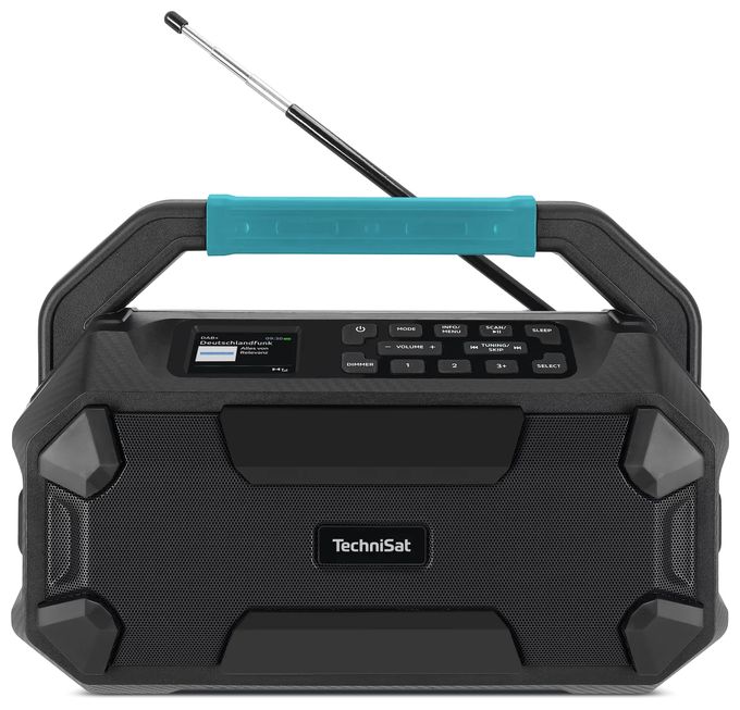 Bluetooth DAB+, FM Radio Tragbar IPX4  Viola 231OD (Schwarz) 