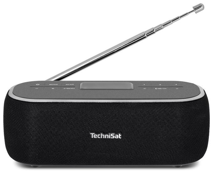 Bluetooth DAB+, FM Radio Tragbar  Viola BT1 (Schwarz, Grau) 