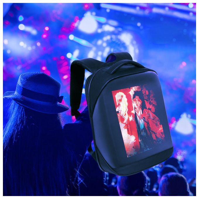 City backpack Bag1 LED-Rucksack mit programmierbarem Display 