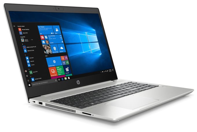 Full HD Notebook 39,6 cm (15.6 Zoll) 1920 x 1080 Pixel 256 GB SSD 4G Windows 10 Pro Intel® Core™ i5 max. 4,2 GHz  HP ProBook 450 G7 Refurbished (Silber) 