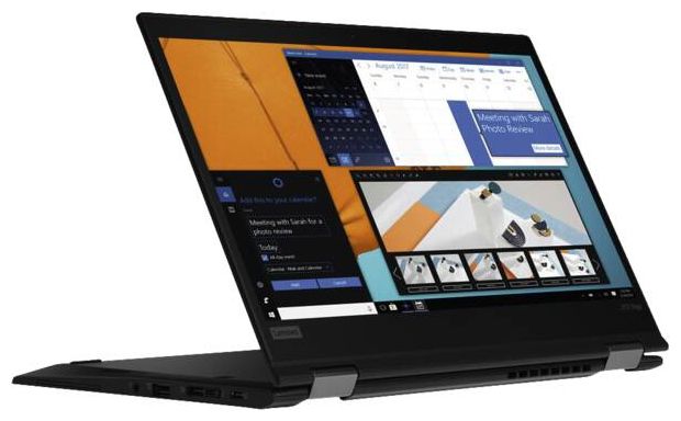 Full HD Notebook 33,8 cm (13.3 Zoll) 1920 x 1080 Pixel 256 GB SSD 4G Windows 11 Pro Intel® Core™ i5 max. 4,2 GHz  Lenovo ThinkPad X13 Yoga Refurbished (Schwarz) 