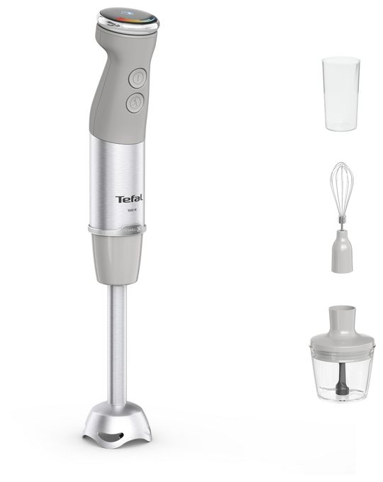 Stabmixer 1000 W 20 Stufen  HB673B30 Quickchef+ 3in1 (Grau, Edelstahl) 