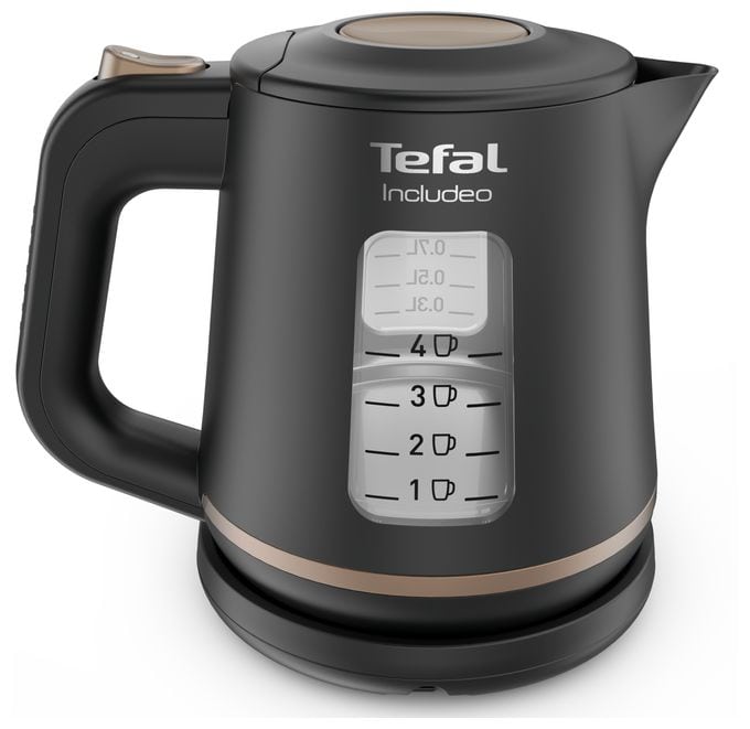 1,0 l Wasserkocher 2400 W  KI533811 Includeo (Schwarz) 