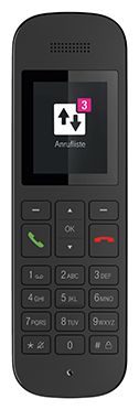 Analoges/DECT-Telefon  T-Mobile Sinus A12 (Schwarz) 