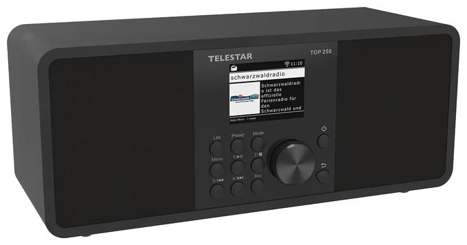 Bluetooth DAB+, FM Radio Internet  Top 250 (Schwarz) 