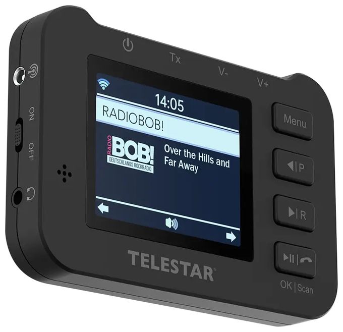 Top Car2 DAB+ Autoradio-Adapter Bluetooth (Schwarz) 