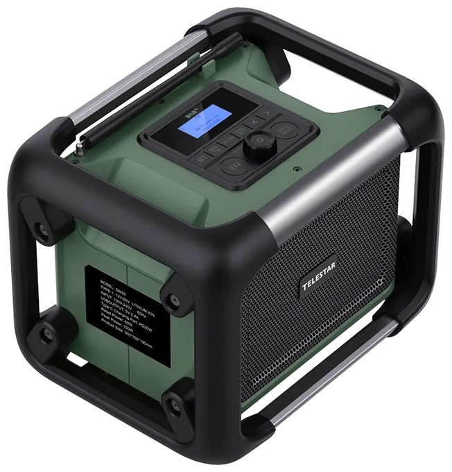 Bluetooth DAB, DAB+, FM Radio Internet  Top OR20 (Schwarz, Grün) 